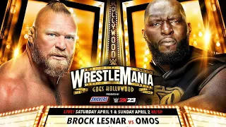 Brock Lesnar vs Omos - WrestleMania 39 - WWE 2K23 Prediction Match