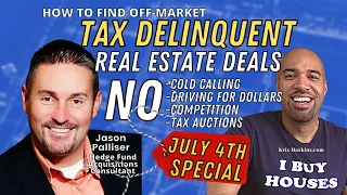 How to find Tax Delinquent off market real estate deals