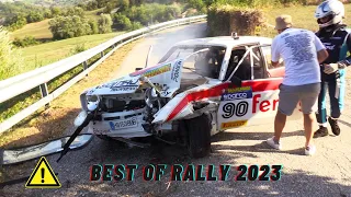 THE BEST OF RALLY 2023 | BIG CRASH, MISTAKES & ON THE LIMIT! [HD]