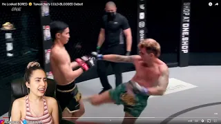 MMA NOOB REACTS TO He Looked BORED 😐 Tawanchai's Debut!