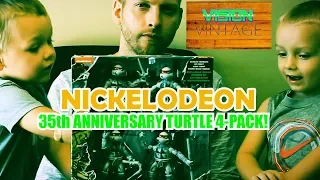 35TH Anniversay Teenage Mutant Ninja Turtle 4-Pack!