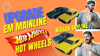 NISSAN SKYLINE 2000 GT-R - HOT WHEELS - UPGRADE EM MAINLINE