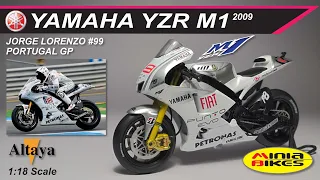 EP432 | JORGE LORENZO (2009) | YAMAHA YZR-M1 | ALTAYA | 1:18 SCALE | MOTOGP