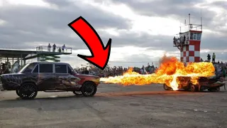 Russian Guy Turns His Lada Into An Insane Flamethrower.