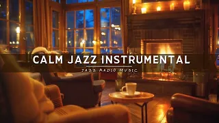 Calm Jazz Instrumental ☕  October Morning in Cozy Coffee Shop Ambience