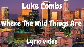 Luke Combs - Where The Wild Things Are (Lyrics)