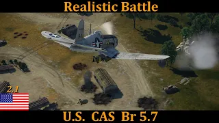 War Thunder : American CAS  [RB] 5.7 lineup