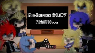 Pro heroes & LOV react to tvd | (1/?) | ⚠️read description please⚠️ |