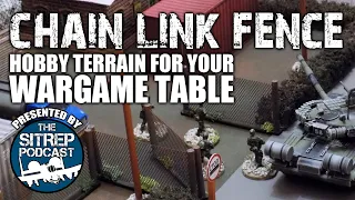 Hobby Stream: Creating Chain Link Fence for Your Modern Wargaming Tables