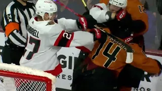 Scrum Ensues After Parker Kelly Gives Karel Vejmelka A Poke