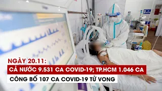 Ngày 20/11: Cả nước 9.531 ca Covid-19, 16.773 ca khỏi | TP.HCM 1.046 ca