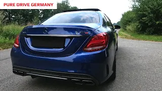 Mercedes Benz C63s AMG Original Sound 4k by puredfrivegermany