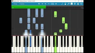 Король и Шут - Забытые ботинки [Synthesia Piano Tutorial]