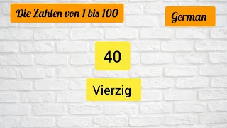 Numbers (1-100) in German #german #numbers @learnlanguage.