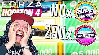 400+ WHEELSPINS öffnen!! | Forza Horizon 4 Extreme