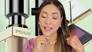 MUST SEE! PRADA BEAUTY MAKEUP REVIEW | WEAR TEST | Foundation , and Lipsticks