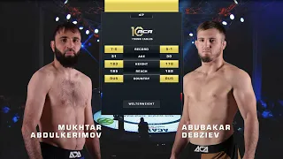 Мухтар Абдулкеримов vs. Абубакар Дебзиев | Mukhtar Abdulkerimov vs. Abubakar Debziev | ACA YE 47