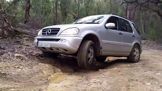 Mercedes ml270 off road traction control test