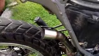 Honda XR 125 L without exhaust