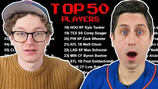 Reacting to Foolish Baseball Top 50 Players Ranking for 2022