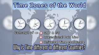 Time Zones of the World | Why time is different in different Countries