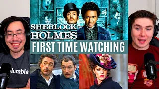REACTING to *Sherlock Holmes (2009)* AN ACTION MOVIE??!! (First Time Watching) Action Movies