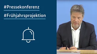 Vorstellung der Frühjahrsprojektion von Bundesminister Robert Habeck