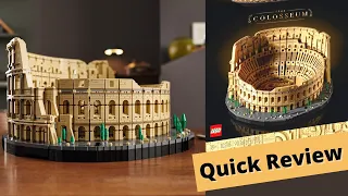 LEGO Colosseum 2020 Review - Lego 10276 - Lego Roman Colosseum Set