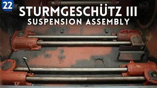 WORKSHOP WEDNESDAY:  Assembling and test fitting WWII StuG III G TORSION BAR suspension units!