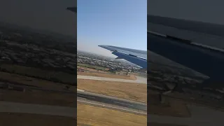 Uzbekistan Airways Boeing 767-300. Take off from Tashkent Airport. 22.09.2019