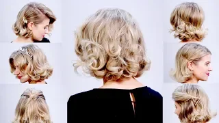 How To: Soft Retro Waves and 5 Ways To Accessorize Your Short Hair | Milabu