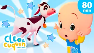 La vaca Lola 🐮🎶 y más canciones infantiles para bebés con Cleo y Cuquín