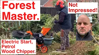 Forest Master Electric Start Petrol Wood Chipper 6HP.  #garden #gardening #