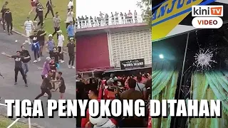 Stadium kecoh, provokasi cetus pergaduhan penyokong Kelantan-Perak