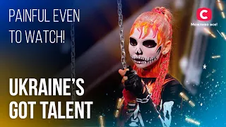 SKELETON ☠️ Does AERIAL ON CHAINS | Spooky Auditions | Got Talent 2022