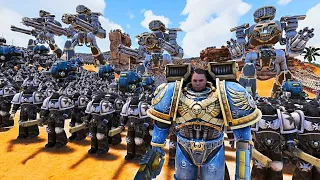 Space Marine GREAT WALL Defense vs 6,000,000 Aliens, Predators & Zombies - UEBS 2 Battle Simulator 2