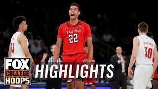 No. 1 Louisville upset by Texas Tech, 70-57 | FOX COLLEGE HOOPS HIGHLIGHTS