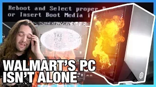 Walmart vs. CyberPower for Worst Pre-Built PC: Overheating GMA 4600 BST