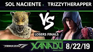 F@X 316 T7 - Sol Naciente (King) Vs. TrizzyTheRapper (Jin) Tekken 7 Losers Finals