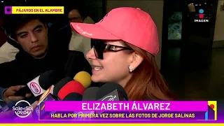 Elizabeth Álvarez habla por primera vez de la supuesta infidelidad de Jorge Salinas | Sale el Sol