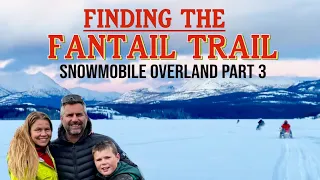 S3 | EP3 Finding the Fantail trail to Log Cabin and Fraser, BC. Snowmobile overland family adventure