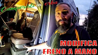 Freno a mano modifica confort! Eliminiamo l'impiccio della leva sempre a dare noia!