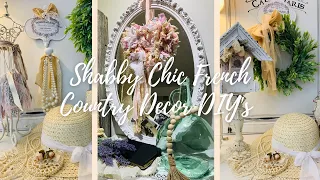 SHABBY CHIC FRENCH COUNTRY FARMHOUSE DIY'S! SHABBY CHIC THRIFT FLIPS & COLLAB