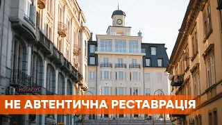 В Івано-Франківську протестують проти перебудови історичного готелю Дністер