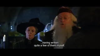 Snape tells dumbledore to SILENCE!