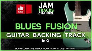 Blues Fusion Guitar Backing Track in G (Robben Ford Style)