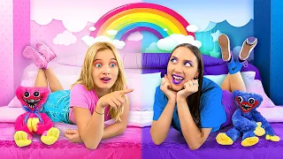 Soft Girl vs. E-Girl – Renovación de cuarto MALO y BUENO – Problemas graciosos por La La Vida Emojis