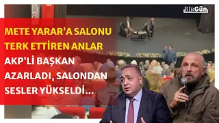 Mete Yarar'ın konuk olduğu etkinlikte olay çıktı: Salonu terk ettiği anlar böyle görüntülendi...