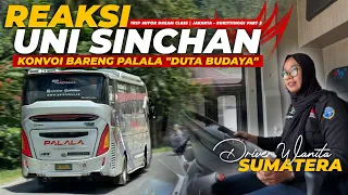 BEGINI REAKSI UNI SINCHAN KONVOI DENGAN PALALA‼️😱 - Trip MIYOR | Jakarta - Bukittinggi Part 5