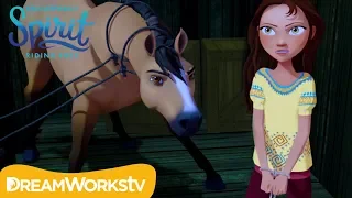 Lucky and Spirit Kidnapped?! | SPIRIT RIDING FREE | Netflix